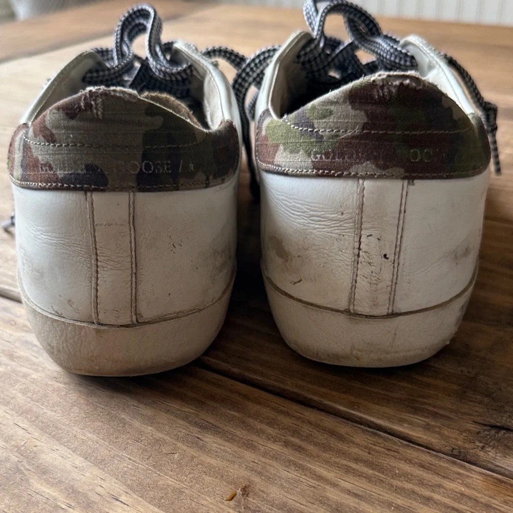 Golden Goose White and Black Men's Shoes - Picture 3 of 6